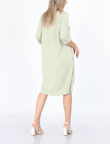 Rochie scurta Cream, verde