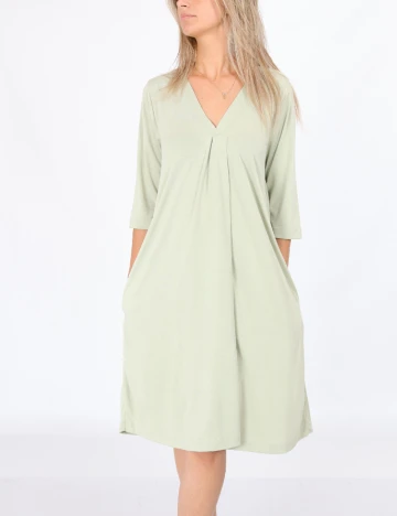 Rochie scurta Cream, verde