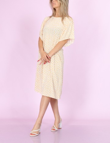 Rochie medie Saint Tropez, crem
