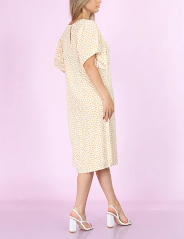 Rochie medie Saint Tropez, crem