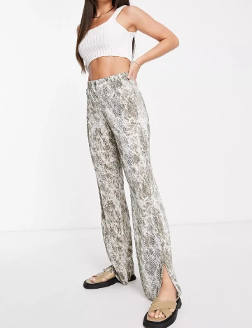 Pantaloni Top Shop, gri