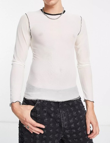 Bluza Reclaimed Vintage, alb