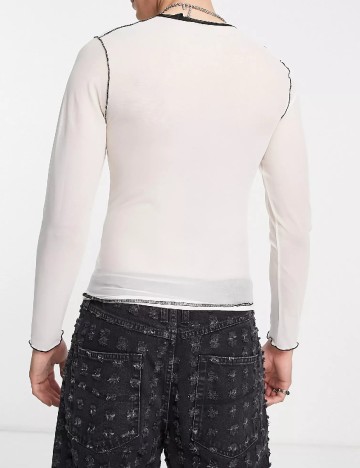 Bluza Reclaimed Vintage, alb