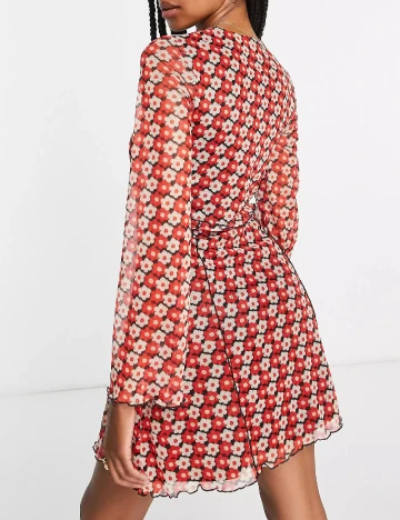 Rochie scurta Top Shop, rosu