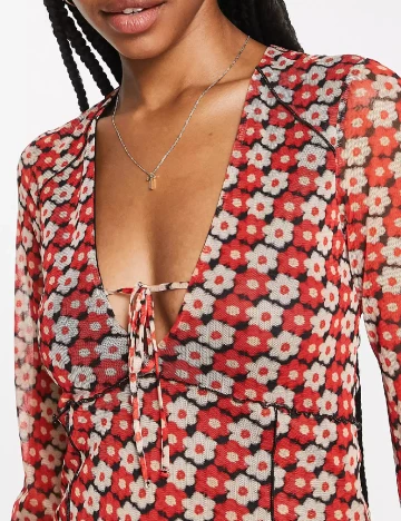 Rochie scurta Top Shop, rosu