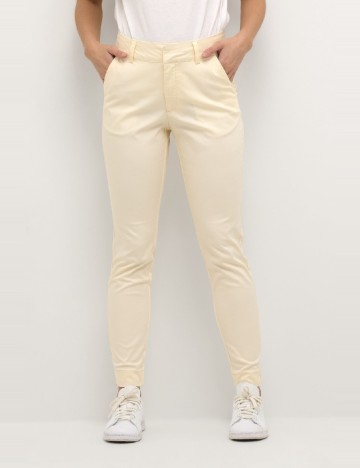 Pantaloni Kaffe, crem