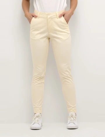 Pantaloni Kaffe, crem Crem