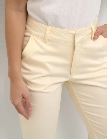 Pantaloni Kaffe, crem Crem