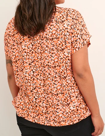 Bluza Kaffe Curve, portocaliu