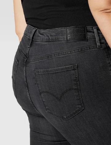 Blugi Levi S Plus Size, gri inchis