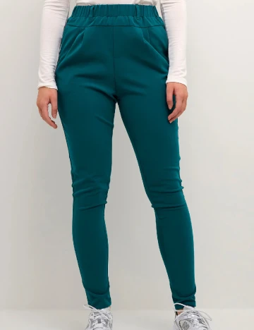 Pantaloni Kaffe, turcoaz