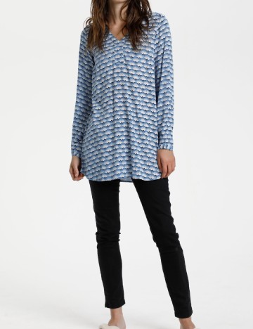 
						Bluza Kaffe, albastru