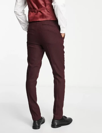 Pantaloni ASOS, visiniu