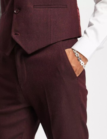 Pantaloni ASOS, visiniu