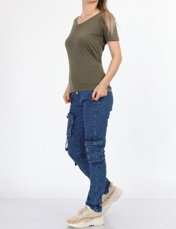 Tricou Kaffe, verde