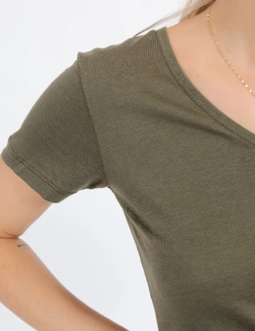 Tricou Kaffe, verde
