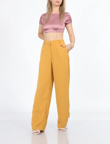 Pantaloni Cream, mustar