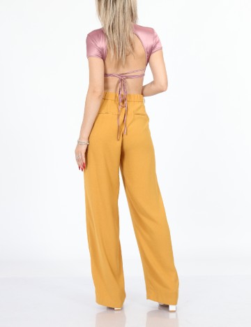 Pantaloni Cream, mustar