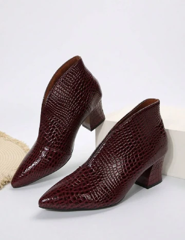 Botine SHEIN, visiniu