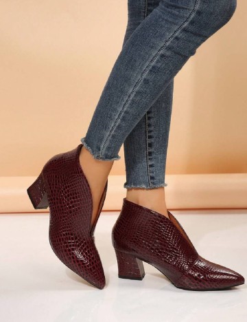 Botine SHEIN, visiniu