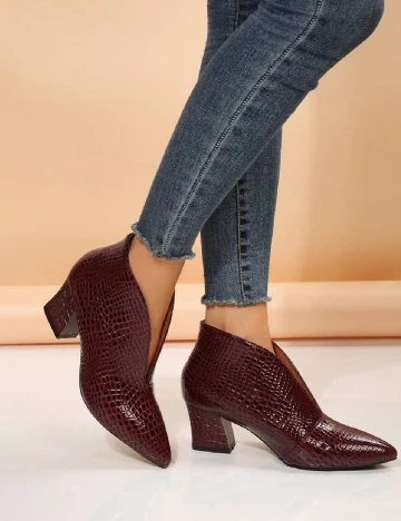Botine SHEIN, visiniu