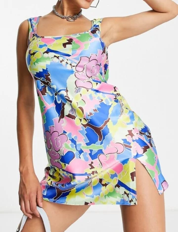 Rochie scurta AsYou, mix culori
