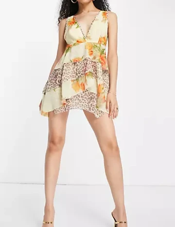 Rochie scurta ASOS, floral