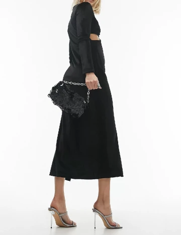 Rochie medie Top Shop, negru