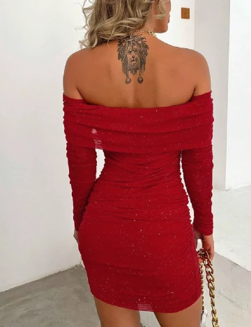 Rochie scurta SHEIN, rosu Rosu