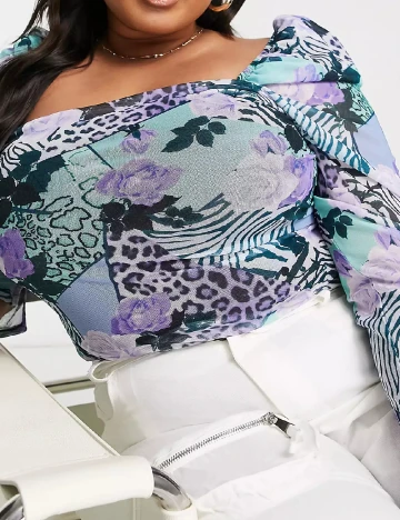 Body ASOS Curve, mix culori