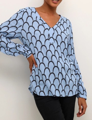 Bluza Kaffe, bleu