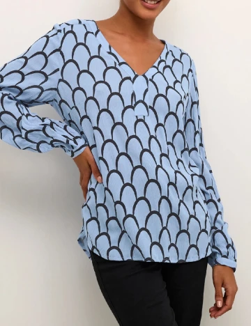 Bluza Kaffe, bleu