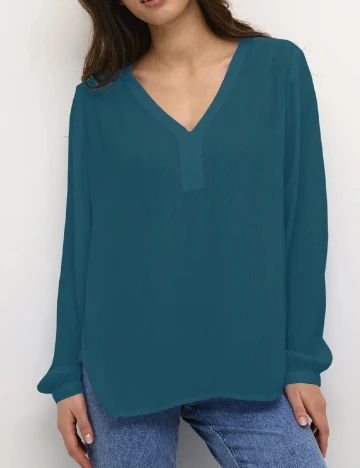 Bluza Kaffe, turcoaz