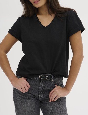 Tricou My Essential Wardrobe, negru