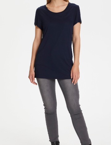 
						Tricou Kaffe, bleumarin