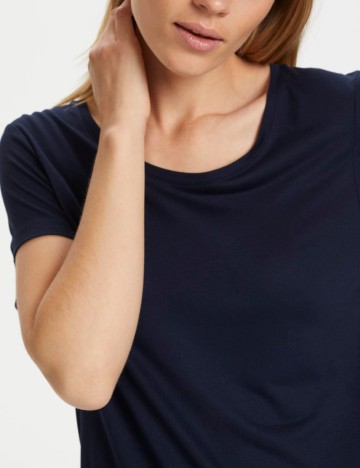 Tricou Kaffe, bleumarin