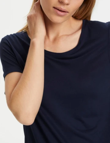 Tricou Kaffe, bleumarin Albastru