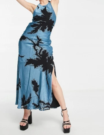 Rochie lunga Top Shop, albastru