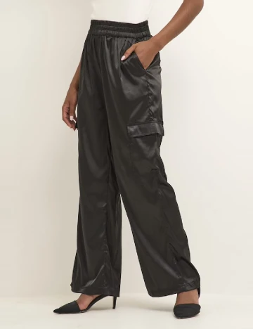 Pantaloni Kaffe, negru