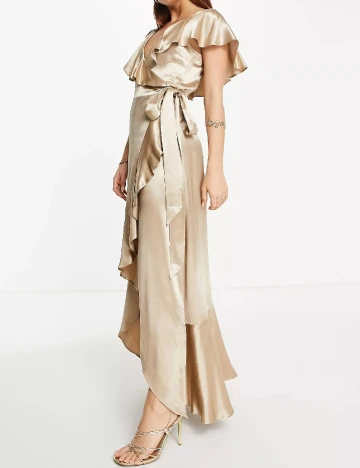 Rochie lunga Top Shop, crem