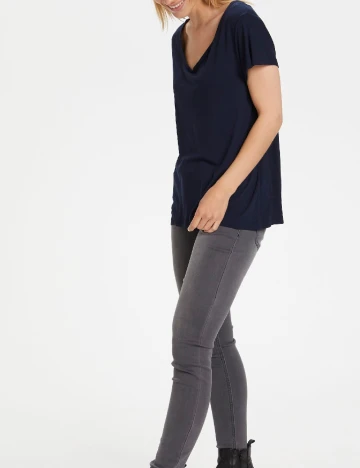 Tricou Kaffe, bleumarin