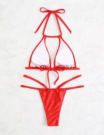 Costum de baie SHEIN, rosu