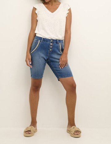 
						Pantaloni scurti Cream, albastru