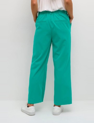 Pantaloni Cream, turcoaz