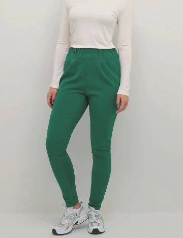 Pantaloni Kaffe, verde Verde