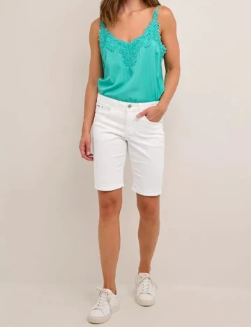 Pantaloni scurti Cream, alb