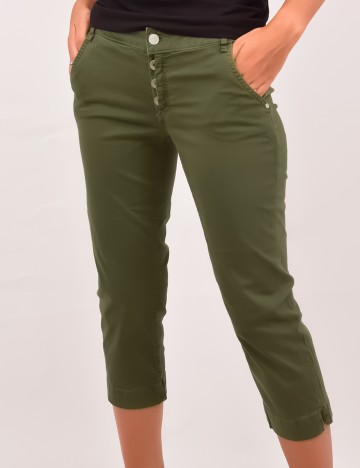 Pantaloni Comma, kaki, 34