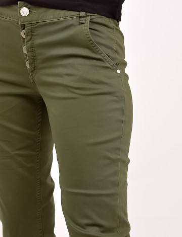 Pantaloni Comma, kaki, 34
