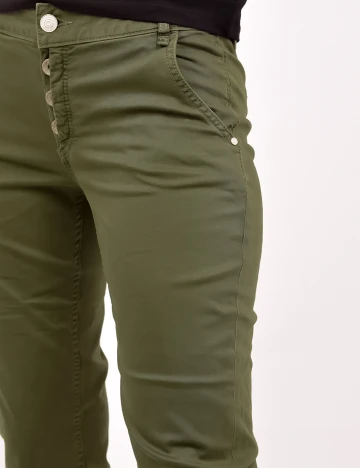 Pantaloni Comma, kaki, 34