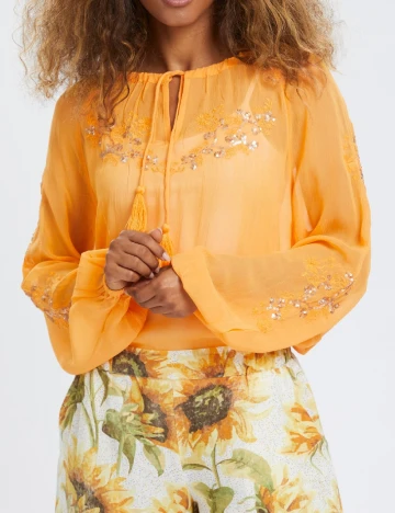 Bluza Cream, portocaliu